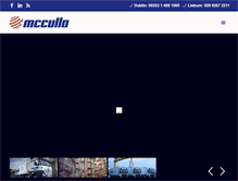 Tablet Screenshot of mcculla.co.uk